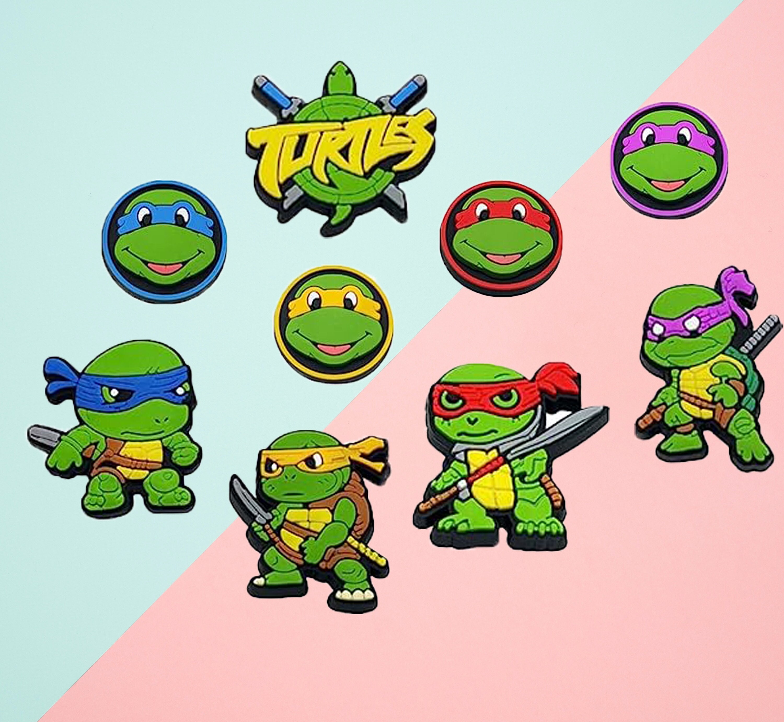 TMNT Teenage Mutant Ninja Turtles Gift Idea for Boys (3-pck) / Kids  Christmas Ages 3+ / Plastic Cup, Gift Bag & Coin Jar