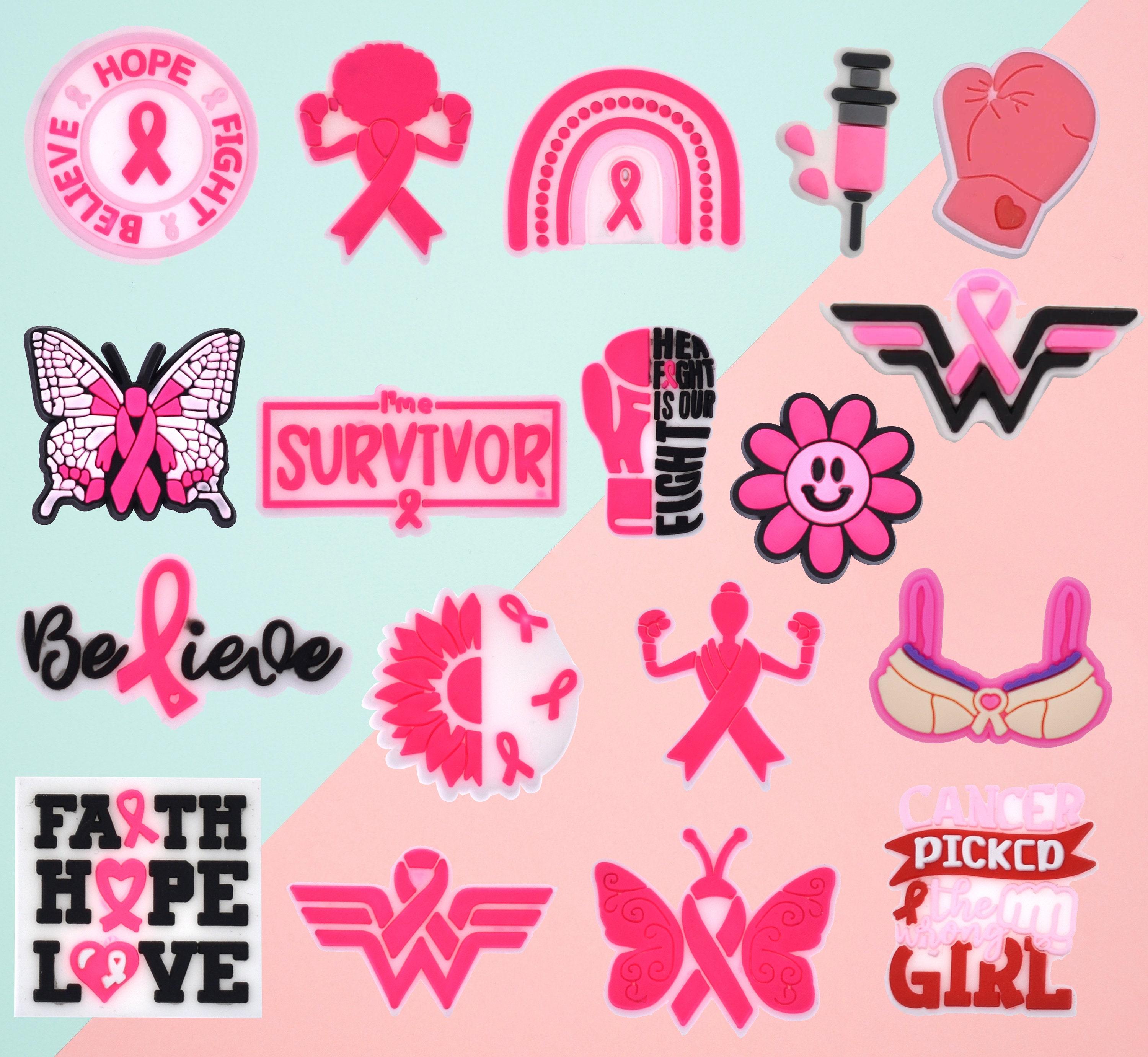 Breast hotsell cancer jibbitz