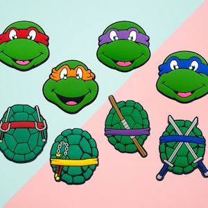 Ninja Turtles Croc Charms, Shoe Charm for Croc