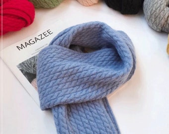 Cashmere knitted scarf - “Anna”