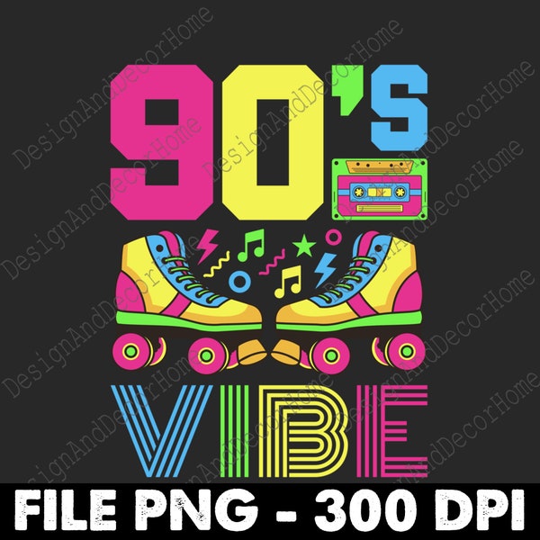 90s Vibe 1990s Fashion Theme Party Outfit Nineties Costume Png Digital Download