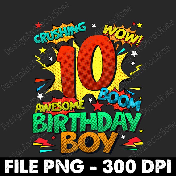 Birthday boy hotsell 10 year old