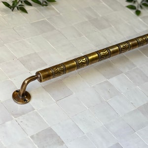 Brass Towel Rack | Bronze Brass Towel Bar for Bathroom | Antique Towel Bar | Bathroom Towel Rack