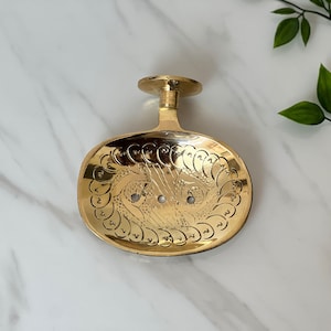 Wall Mounted Brass Soap Dish, Antique Brass Soap Dish, Soap Holder, Soap Tray, Bathroom Accessories.