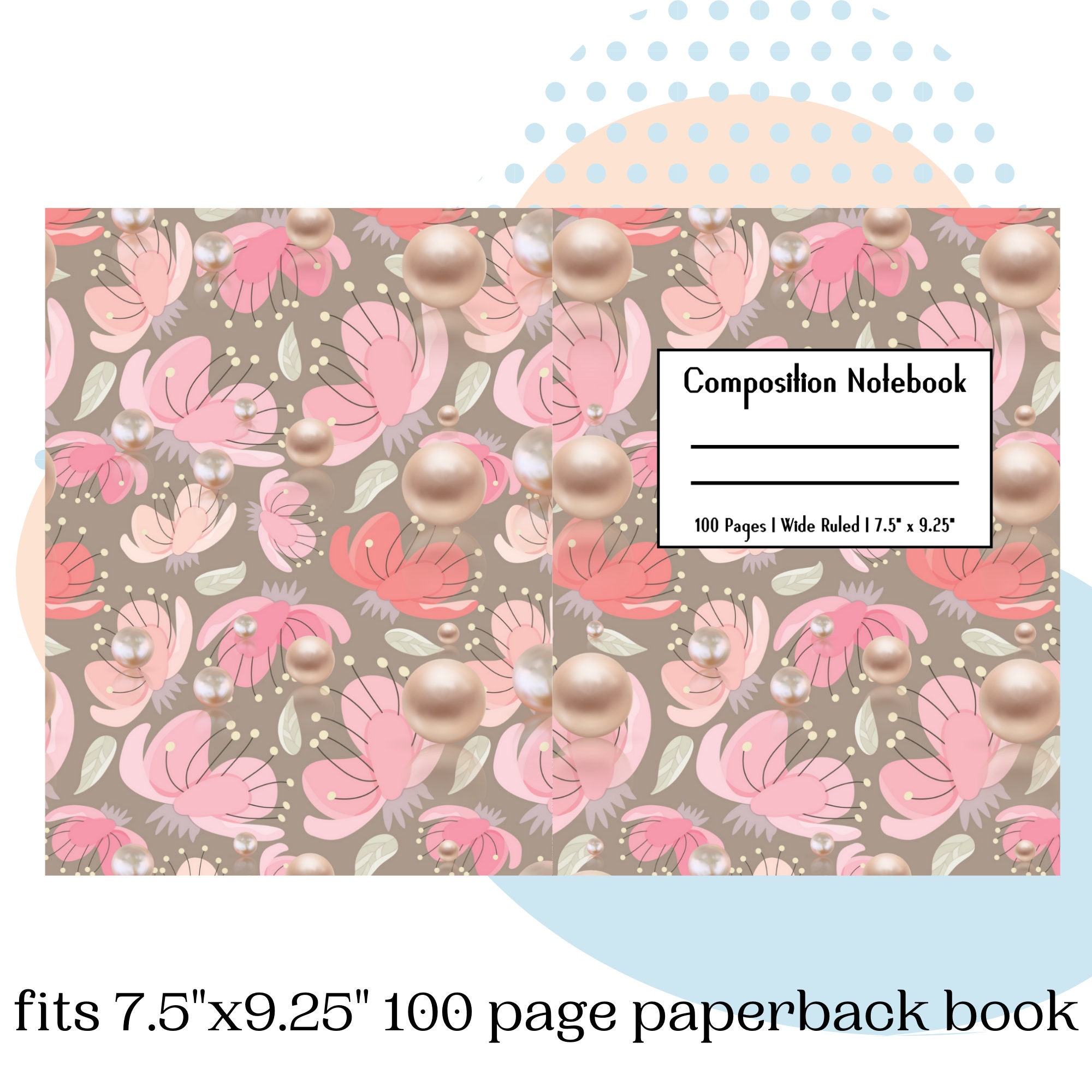 KDP Composition Notebook Covers KDP Template KDP Covers Etsy