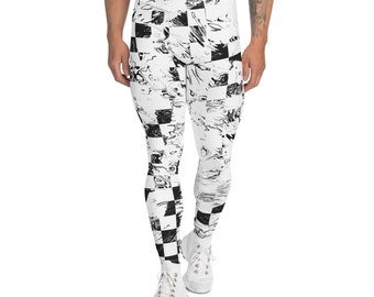 Men's Leggings Checkerboard | Sport and everyday life