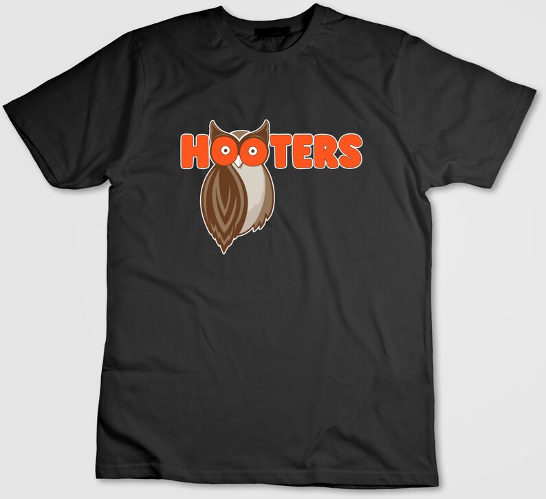 Top Hunter Hooters Owl Boobs América EE. UU. Camarera Pájaro Logo Parodia Wooting 60he