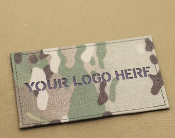 Grande taille personnalisé votre propre logo Lasercut Patch personnalisé texte IR Combat ID patch militaire Patch