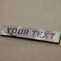 1x5inch  Custom Your Own Name Text  Callsign Patches Lasercut Patch customized IR Combat ID patch Infrared tactical  Patch Name bar Patch product logo