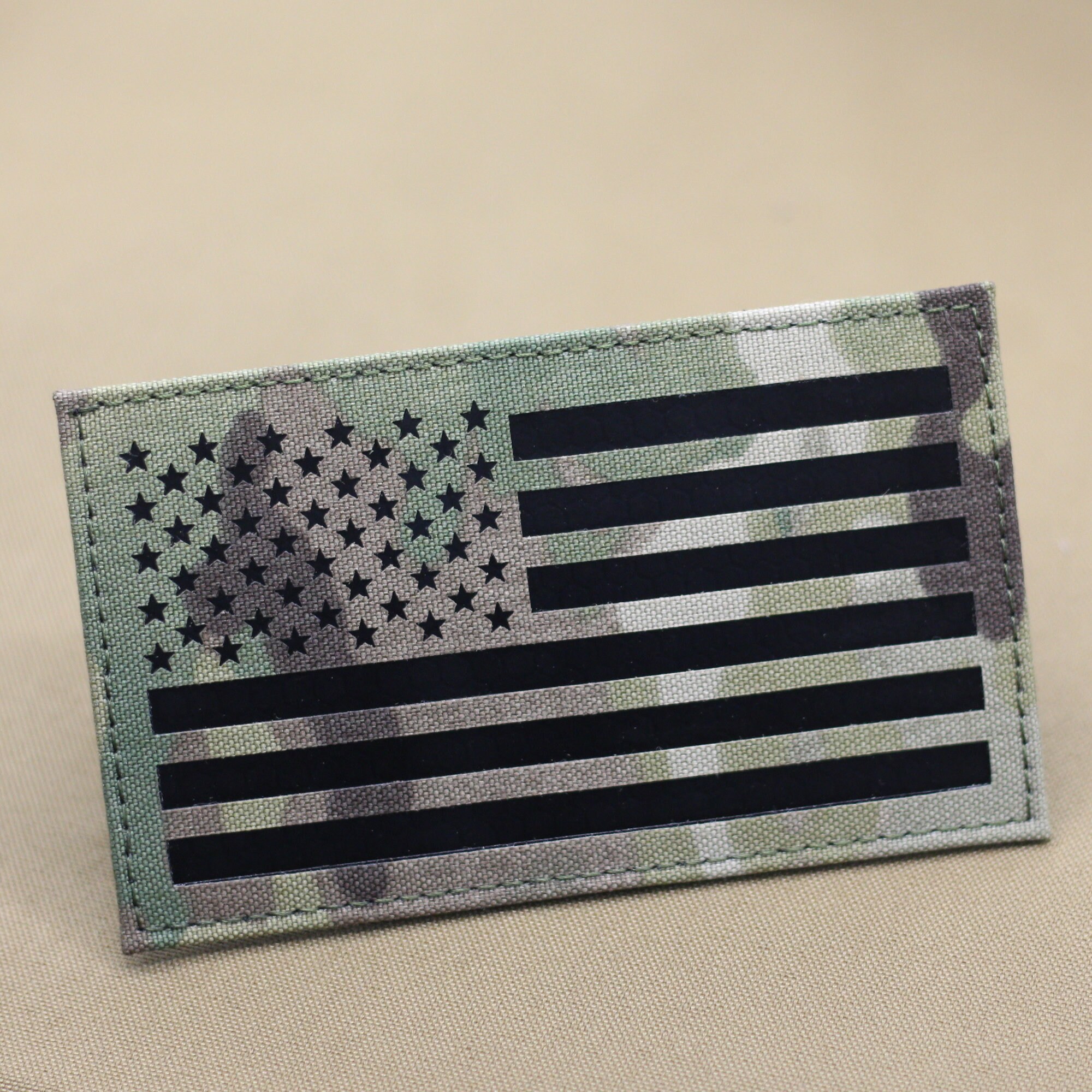 thumbnail image 2 of Subdued USA Flag Morale Patch – Tactical Military Army – Made In USA 2 of 5