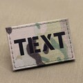 2x3inch Custom Callsign Patches Your Own Text number Lasercut Patch customized IR Combat ID patch Military Infrared tactical Patch product logo