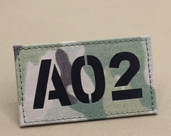 Your Own Text number Lasercut Patch Custom Callsign Patches customized IR Combat ID patch Military Infrared tactical  Patch - 2in x 3.5in