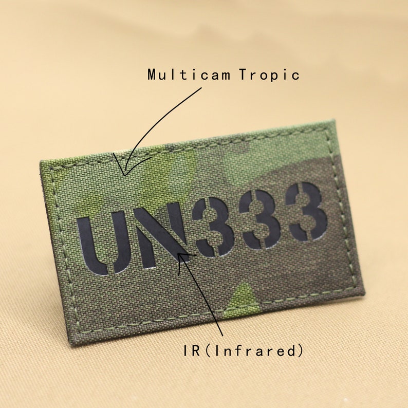 Custom Callsign Patches Your Own Text number Lasercut Patch customized IR Combat ID patch Military Infrared tactical Patch 2in x 3.5in image 5