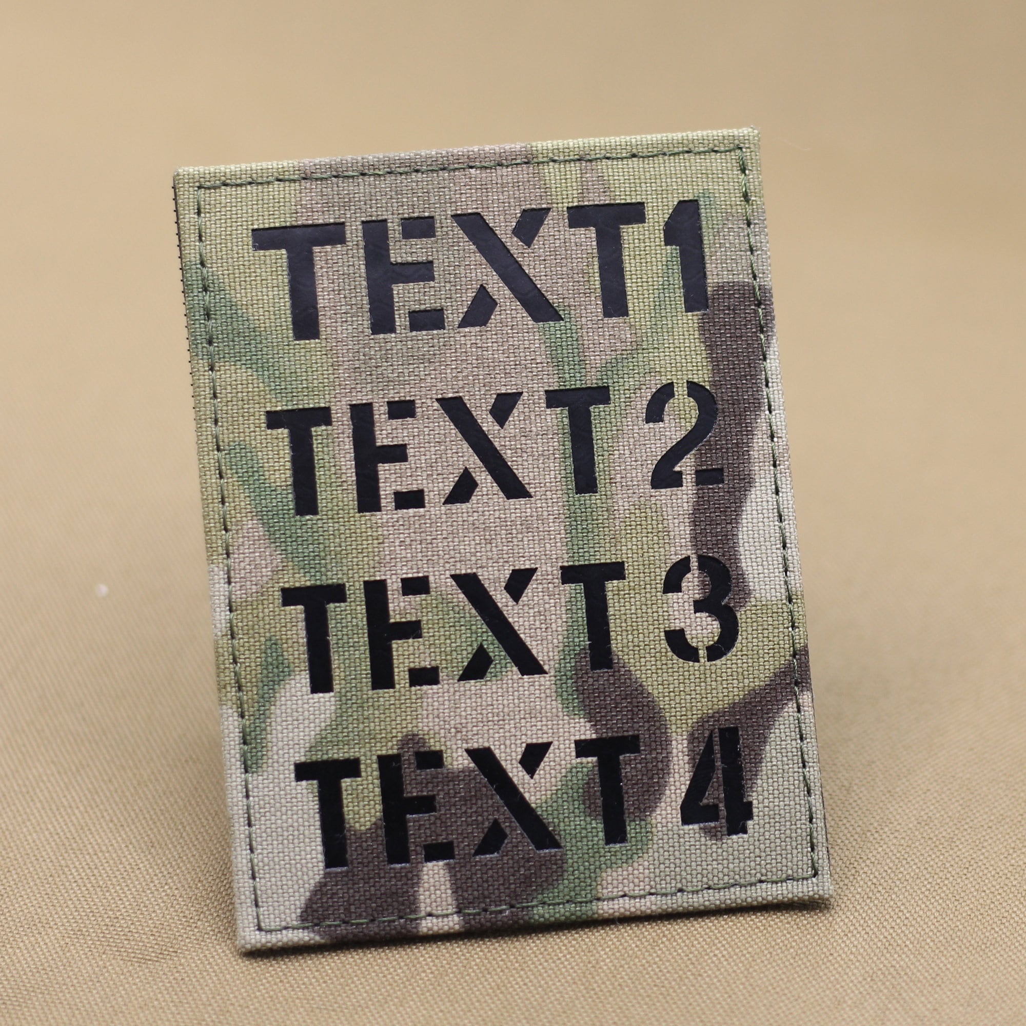 Custom Text Laser Cut - 1x3.75 CORDURA® Patch