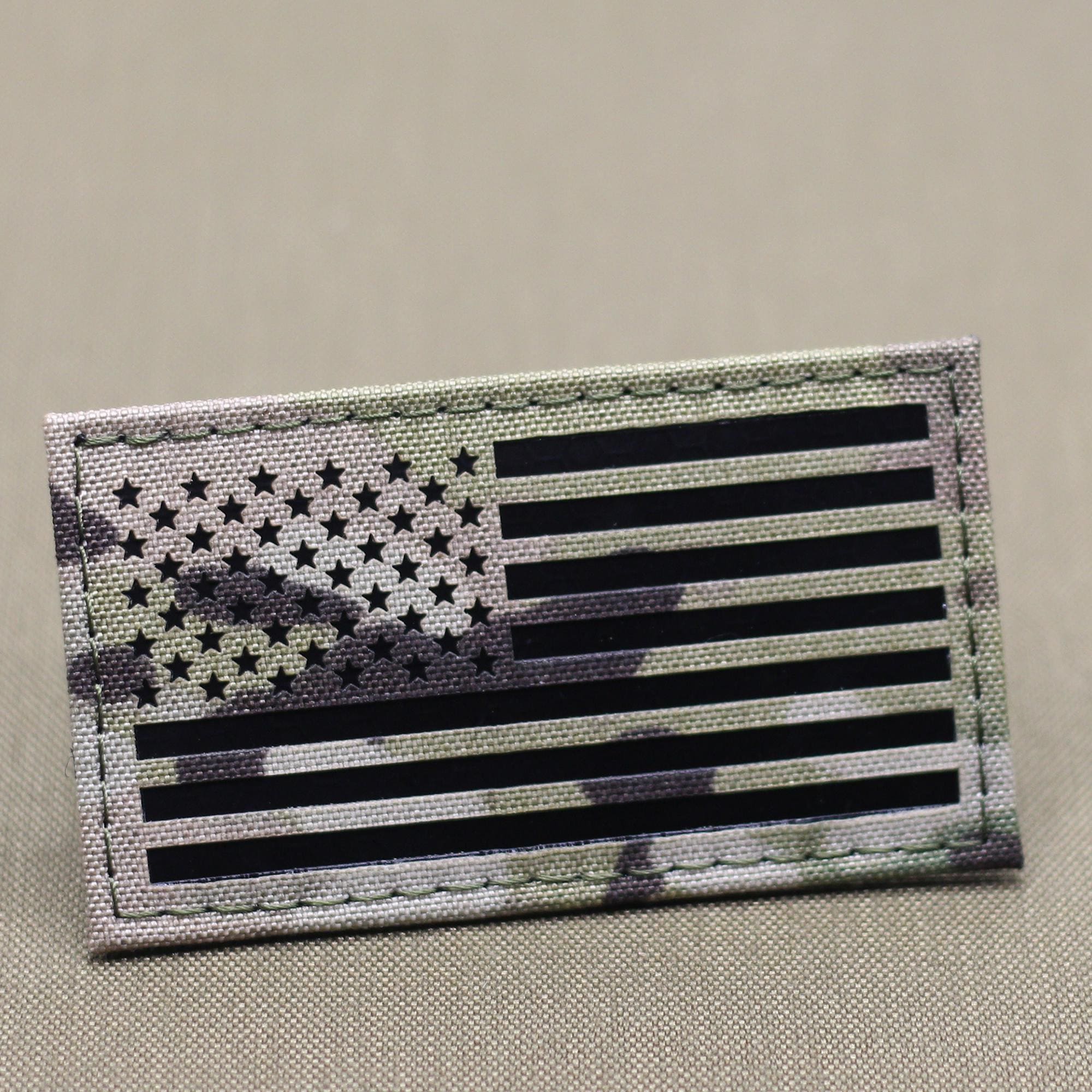 US Flag Patch America Flag Patch IR Combat ID Patch Military Patch ...