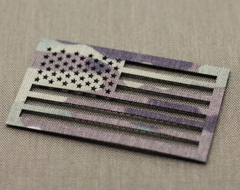 US Flagge Patch Amerika Flagge Patch Kampf ID Aufnäher Militär Aufnäher taktisches Patch Patch Laser cut Aushöhlende Patches - 3,5 in x 2 in
