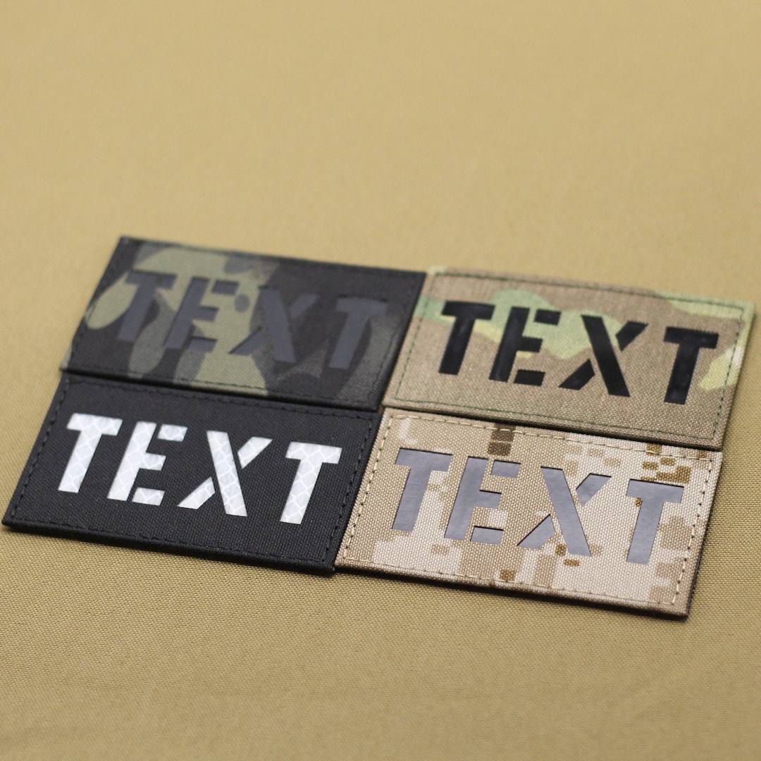 Custom Callsign Patches Your Own Text Lasercut Patch Customized IR Combat  ID Patch Military Patch Infrared Tactical Patch 2in X 3.5in -  Canada