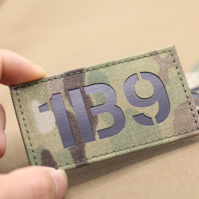 Custom Callsign Patches Your Own Text number Lasercut Patch customized IR Combat ID patch Military Infrared tactical Patch 2in x 3.5in image 2