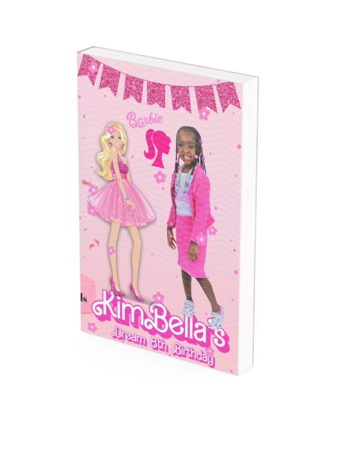Digital Editable Barbie Coloring Book - Etsy