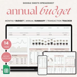Google Sheets Budget Planner Spreadsheet, Monthly Budget Google Sheets Template, Expense Tracker Google Sheets, Bill Tracker Spreadsheet