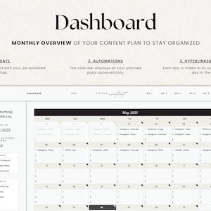 Content Planner Spreadsheet | Social Media Marketing (Digital File) image 4