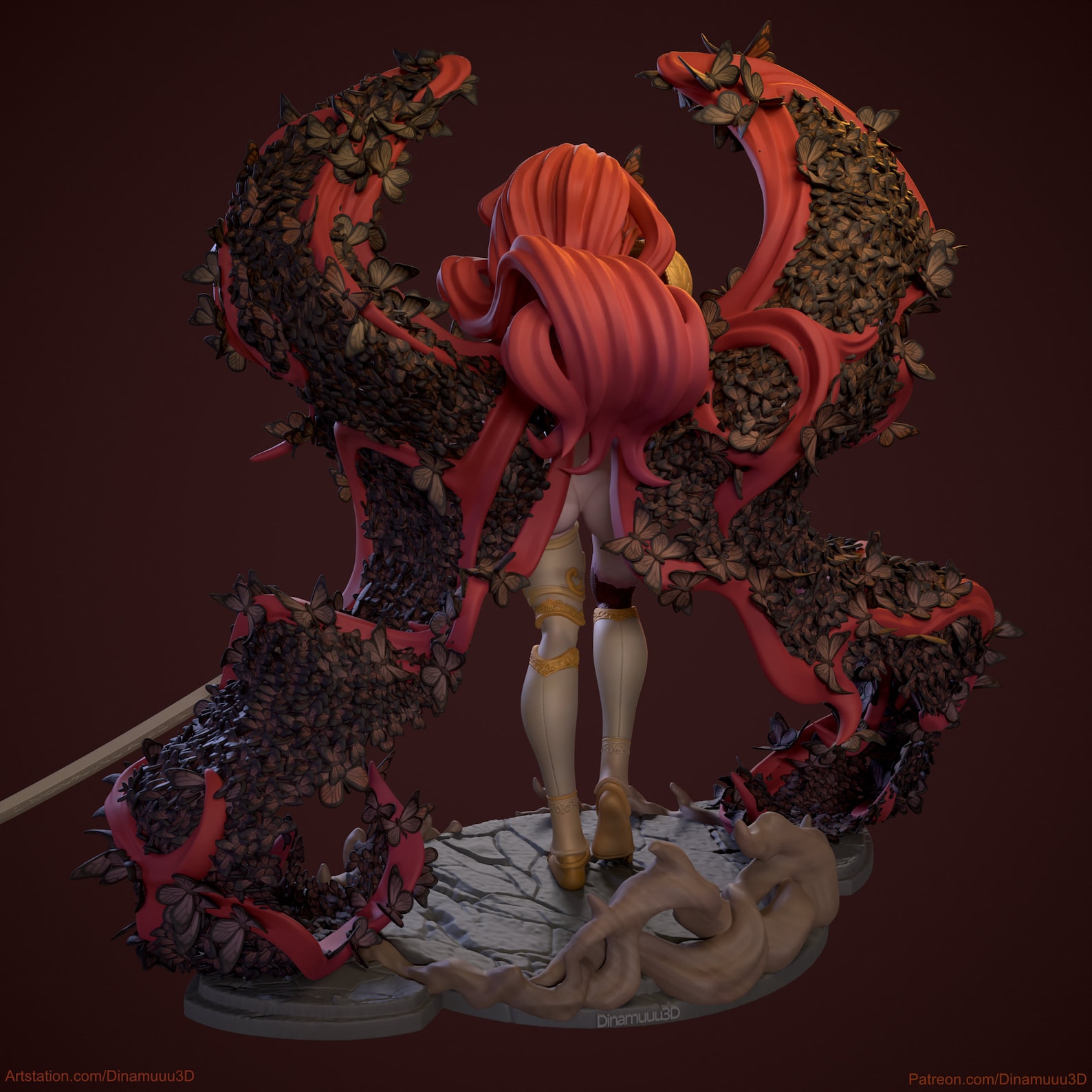 Malenia elden ring malenia 3d stl file elden ring 3d etsy