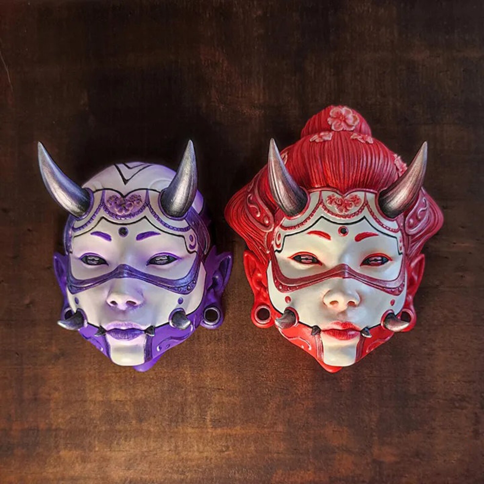 Hannya Namanari Wall Mask 3D STL File Chunari 3D STL File - Etsy Canada