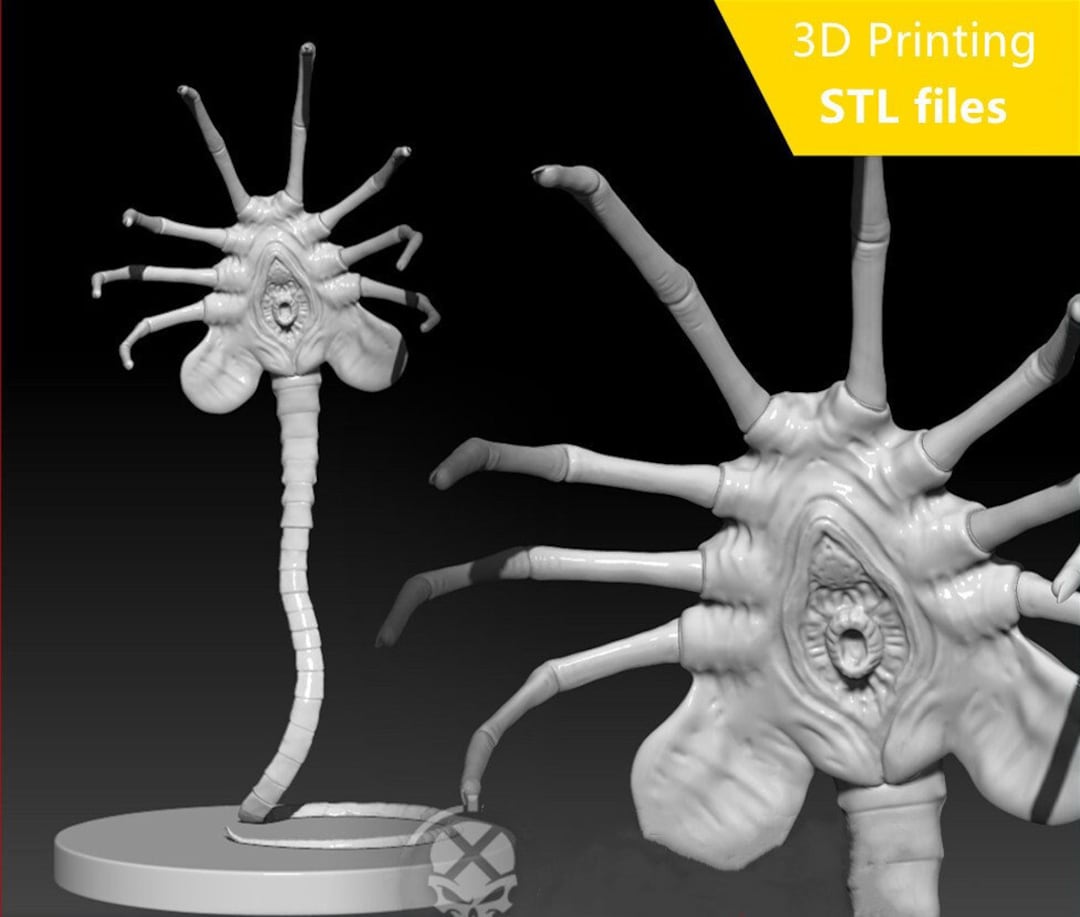 Facehugger STL 3D STL File Alien 3D Printed Figure Etsy Canada