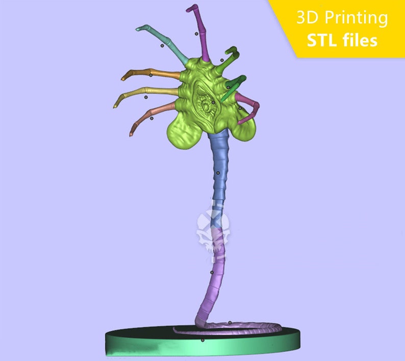 Facehugger STL Archivo 3D STL Figura impresa en 3D Etsy México