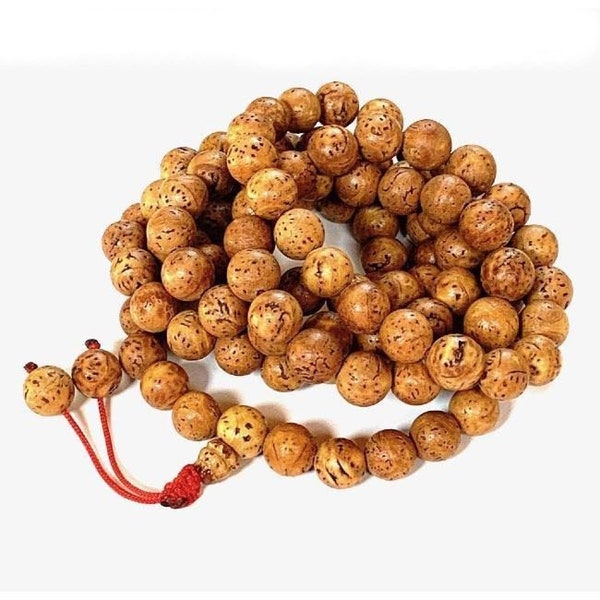 Nepalesische Bodhi Perlen Mala 12 mm 108 +1 Perlen Unisex für Japa, tragen