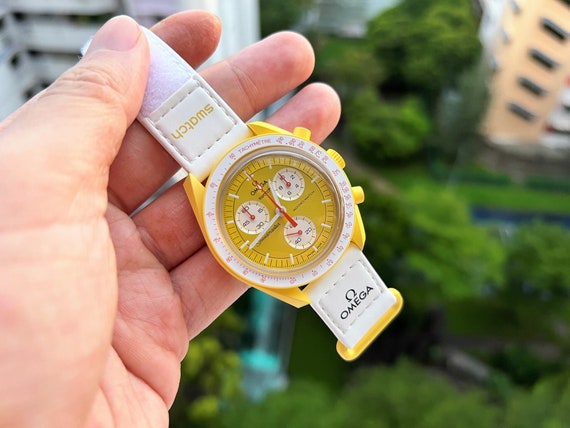 Swatch X Omega Bioceramic Moonswatch Mission to the Sun - Etsy
