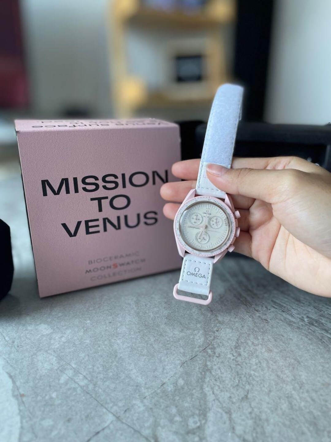 Swatch X Omega Bioceramic Moonswatch Mission to Venus - Etsy Ireland