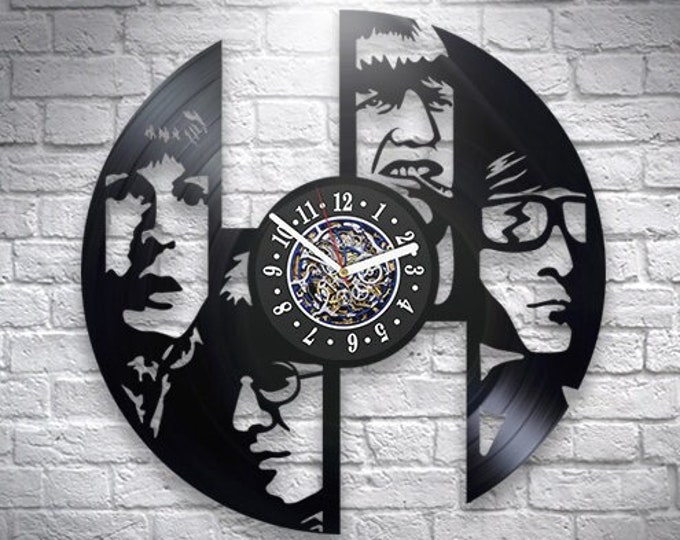 The Beatles Vinyl Record Music Wall Clock Music Legend Unique Decor For Music Room Rock Band Art Birthday Gifts For Parents