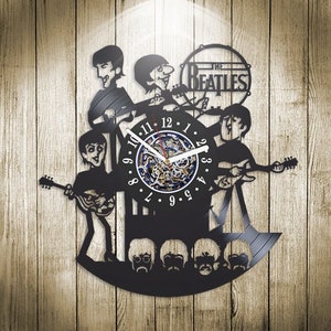 Beatles Vinyl Record Handmade Wall Clock Rock Music Room Decor Funny Decor For Apartment The Beatles Art New Year Gift For Father