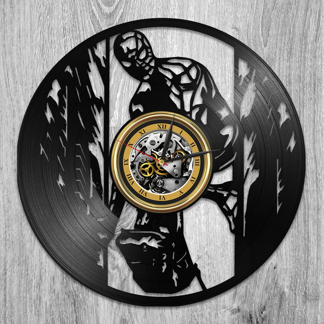 Spiderman Vinyl Record Round Wall Clock Comics Books Wall Art Etsy