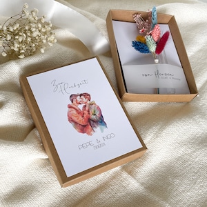 Hochzeitsgeschenk I Geldgeschenk zur Hochzeit I Gleichgeschlechtlich I LGBTQIA+ I Kleines Geschenk zur Hochzeit I Hochzeitskarte