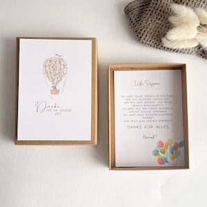 Geschenkbox - Beste Erzierherin - Danke für Alles - Kita Abschied - Geschenkbox - Tagesmutter