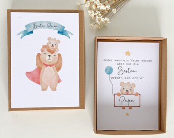 Cadeau voor papa| Geschenkdoos vader| Cadeau-idee | Beste vader