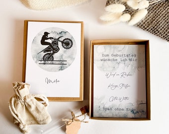 Geschenkbox - Motorrad- Geburtstagsbox - Geschenkidee bester Freund, Partner, Papa