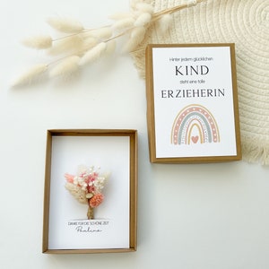 Geschenkbox - Beste Erzierherin - Danke für Alles - Kita Abschied - Geschenkbox