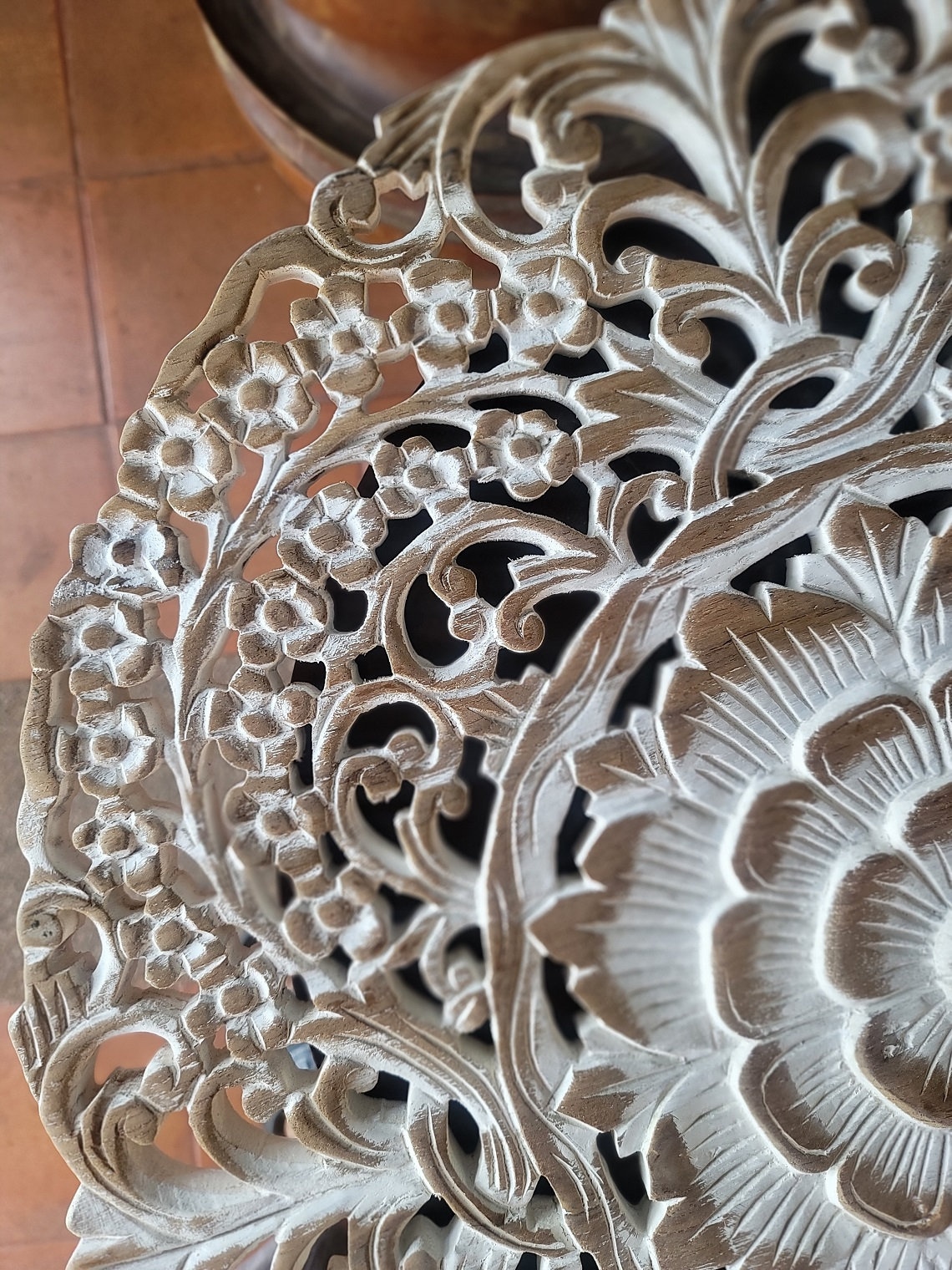 Large Wood Wall Hanging Panel Natural Wood Carving Wall Plaque Hand ...