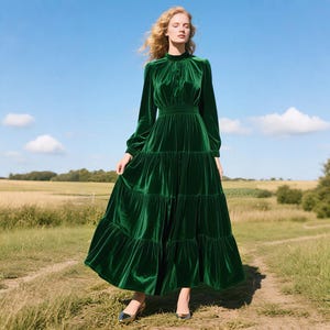 velvet high waist shirt smock dress Plus Size Velvet Dresses