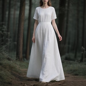 White Flowy Dress Photoshoot - Etsy