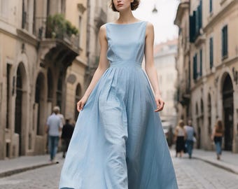 sachin and babi light blue dress What to Wear to a Funeral: A Comprehensive Guide for Women – Titan Casket main image 1