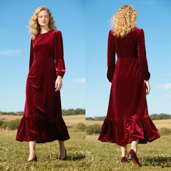 velvet bodycon maxi dress CYiNu Women's V Neck Wrap Long Sleeve Dress(Black,S) SCV005258_KH_S Dark Brown Leather Drawer Late shoulder velvet evening color:British Khaki