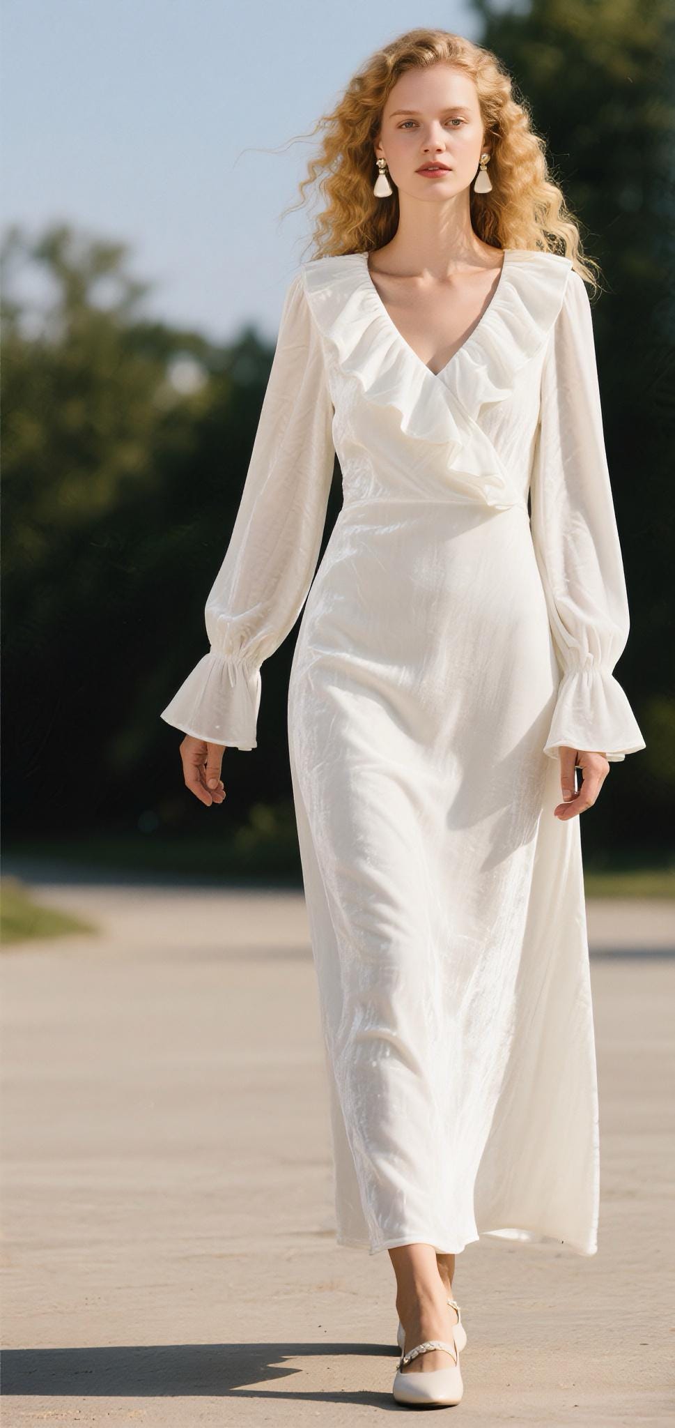 white velvet dress Off Charlotte Tango With Lace Details With its A Ginevra Velvet Long Sleeve Cut