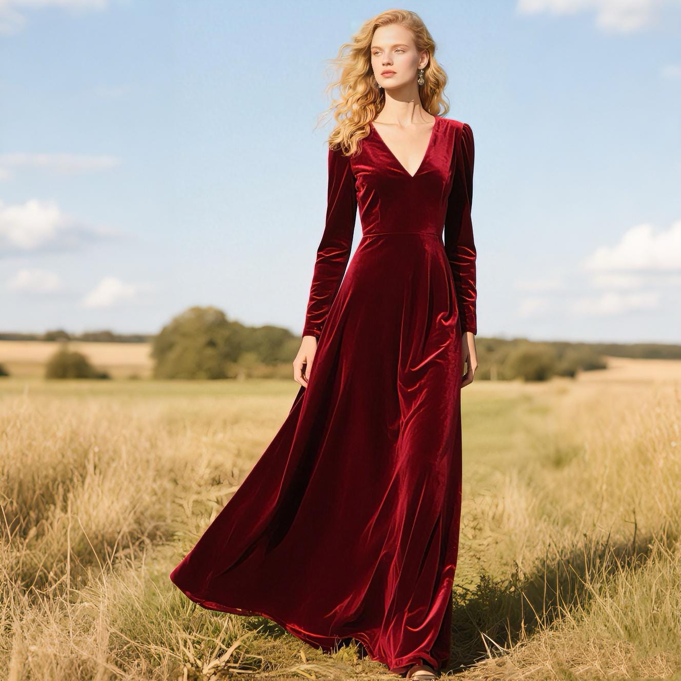 Long Formal Dress for Tall Women - Etsy UK