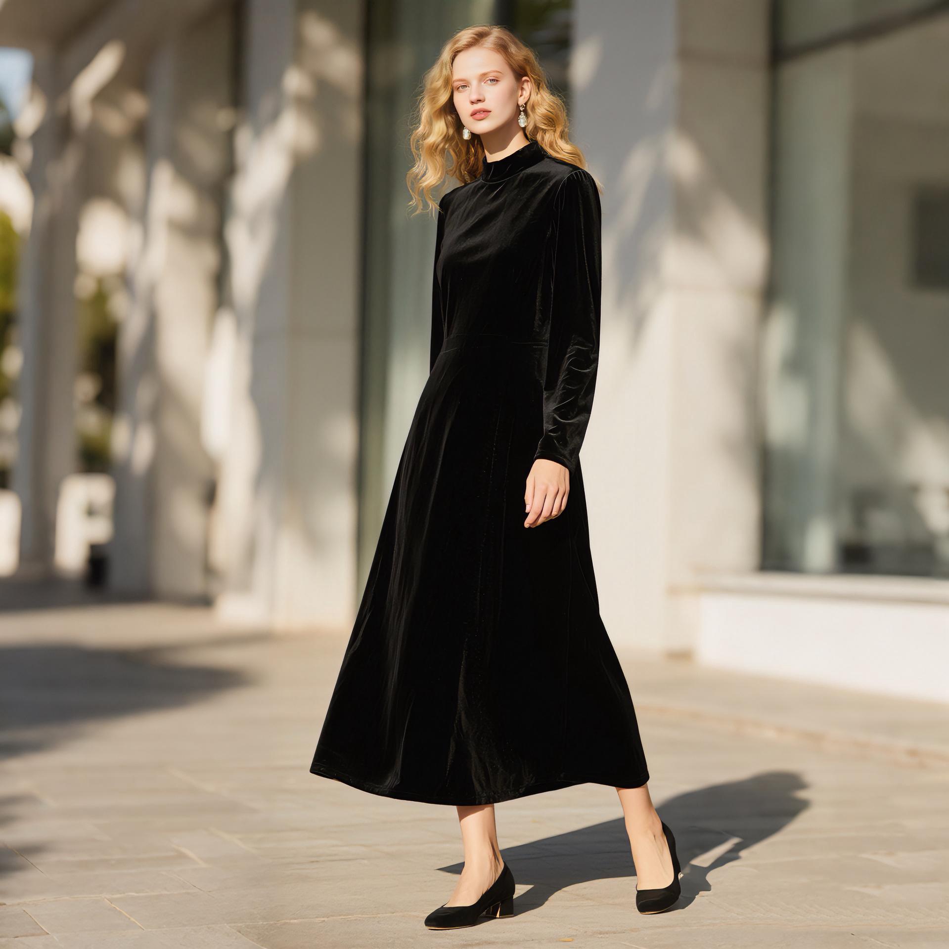 black velvet maxi dress long sleeve Ruched Slipping into something as sexy as the Lulus Dreaming About You Black Velvet Long Sleeve Maxi Dress is like a dream come true VIVIAN VELVET LONG SLEEVE GOWN