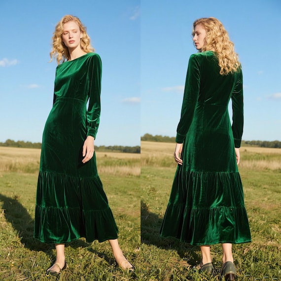 green rib midi dress Christa Sage Rib Midi Dress main image 0