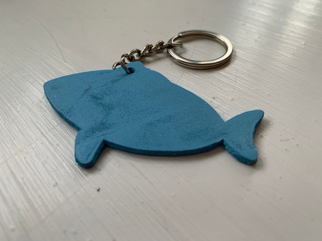 Fish Custom Keyring, 3d Print Stl File, 3d Printing, Keychain, Birthday ...